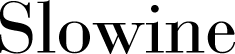Logo Slowine